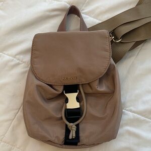 Tan Mini Backpack